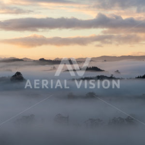 Moerewa Sunrise - Aerial Vision Stock Imagery