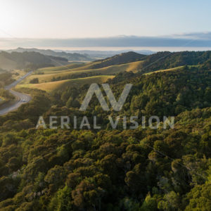 Bull’s Gorge Sunrise - Aerial Vision Stock Imagery