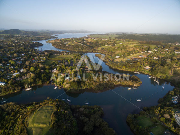 Kerikeri River - Aerial Vision Stock Imagery