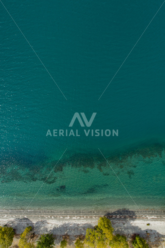 Aqua Water Top-down - Aerial Vision Stock Imagery