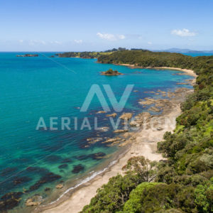 Bay of Islands Beach - Aerial Vision Stock Imagery