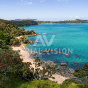 Bay of Islands Beach - Aerial Vision Stock Imagery
