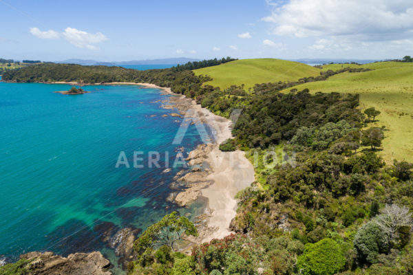 Bay of Islands Beach - Aerial Vision Stock Imagery