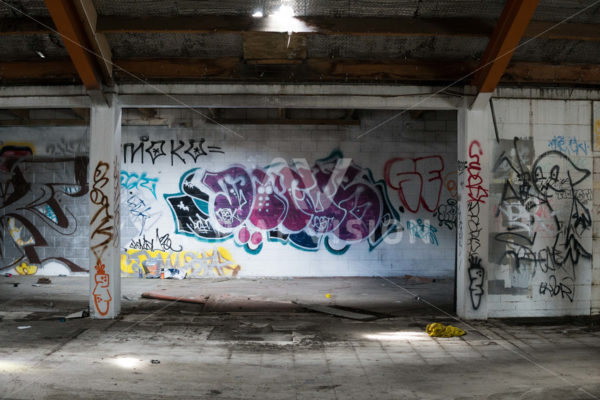 Graffiti Street Art – Christchurch - Aerial Vision Stock Imagery