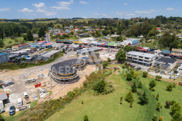 Kawakawa Te Hononga Construction - Aerial Vision Stock Imagery
