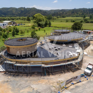 Kawakawa Te Hononga Construction - Aerial Vision Stock Imagery