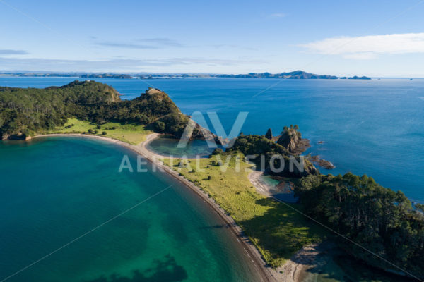 Motuarohia/Roberton Island - Aerial Vision Stock Imagery