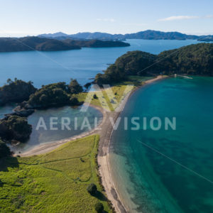Motuarohia/Roberton Island - Aerial Vision Stock Imagery