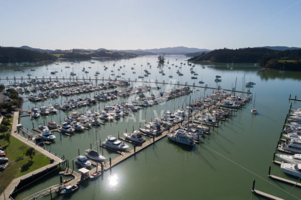 Opua Marina - Aerial Vision Stock Imagery