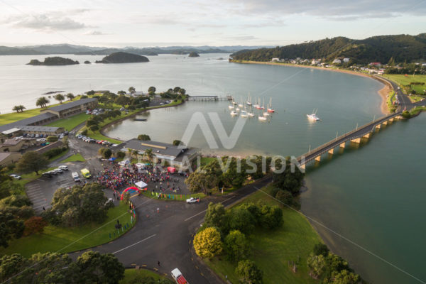 Paihia Half Marathon - Aerial Vision Stock Imagery