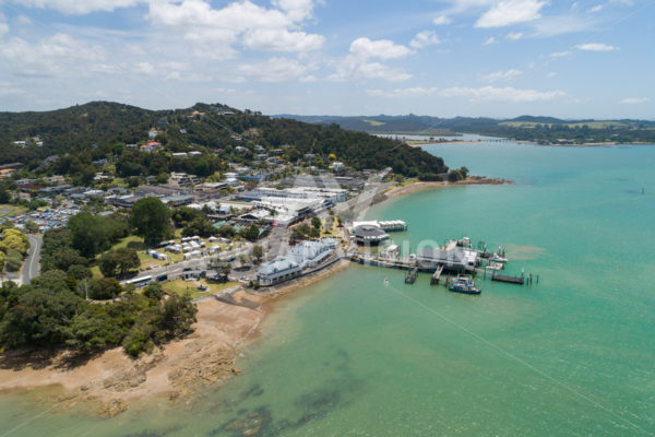 Paihia Wharf - Aerial Vision Stock Imagery