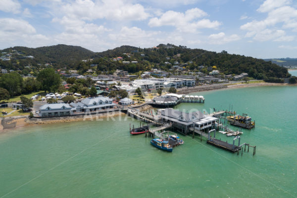 Paihia Wharf - Aerial Vision Stock Imagery