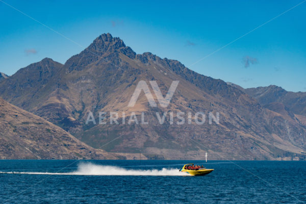 Queenstown Jetboat - Aerial Vision Stock Imagery
