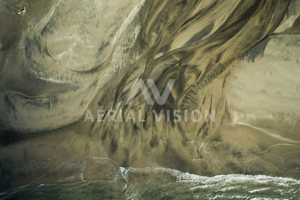Sandy Texture Top-down - Aerial Vision Stock Imagery