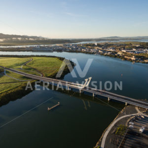 Te Matau o Pohe Bridge Whangarei - Aerial Vision Stock Imagery