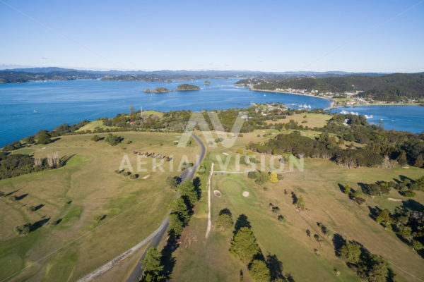 Waitangi Golf Course - Aerial Vision Stock Imagery