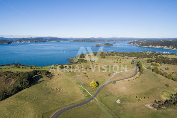 Waitangi Golf Course - Aerial Vision Stock Imagery