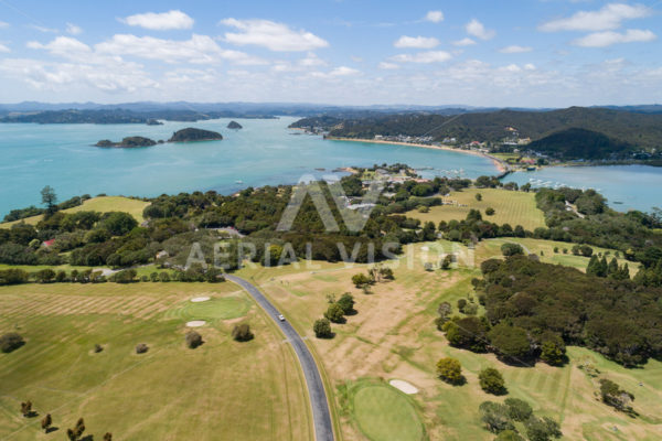 Waitangi Golf Course - Aerial Vision Stock Imagery