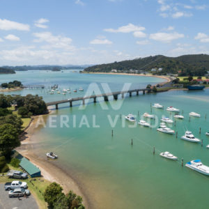 Waitangi bridge - Aerial Vision Stock Imagery